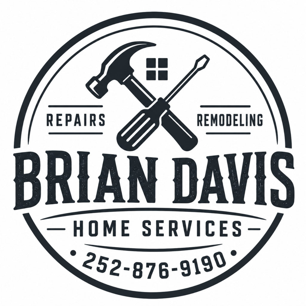 Brian Davis Home Services black one-color artwork